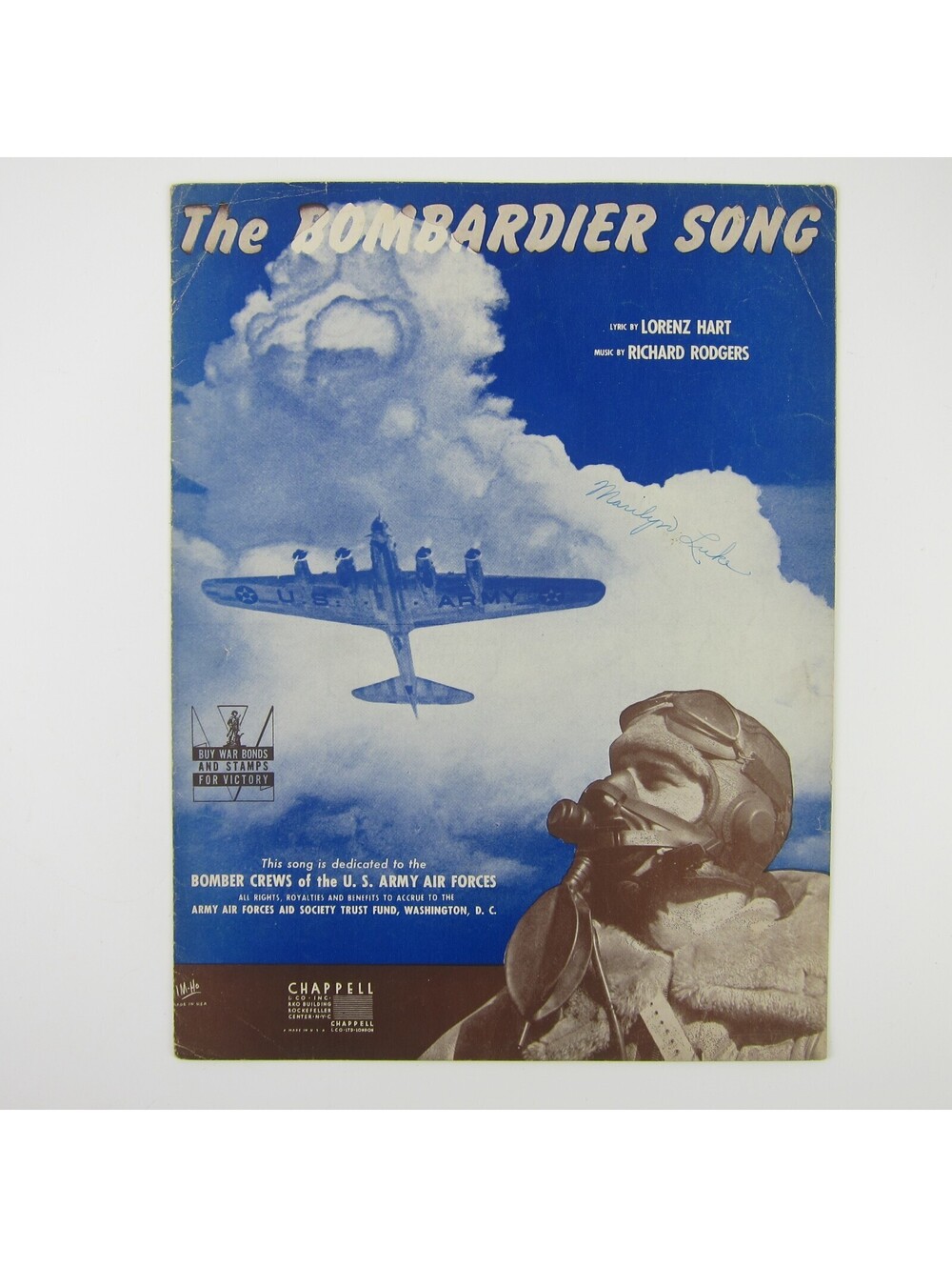 Sheet Music The Bombardier Song Lorenz Hart Richard Rodgers WWII Vintage 1942 - Picture 6 of 12